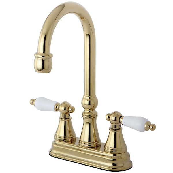 Bar Faucet, Polished Brass